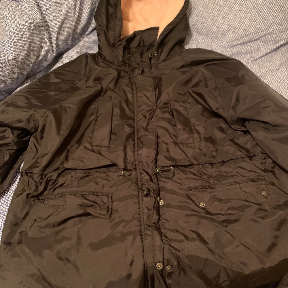 ASOS hooded fleece parka, never worn
